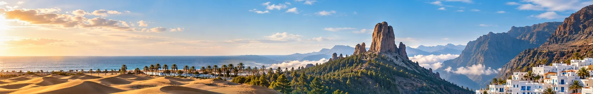 Paisajes de Gran Canaria: dunas, montaña y costa